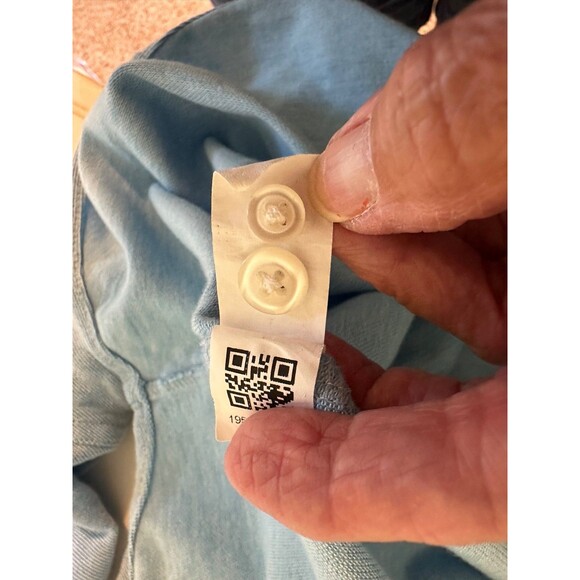 Bonobos Sky Blue Cotton Button 100% Cotton Casual Long Sleeve Dress Shirt SZ Med - Picture 9 of 9